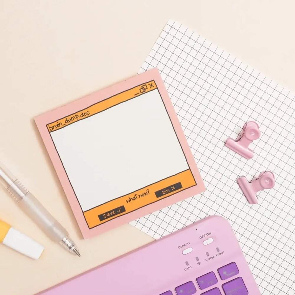 ($6) Memo pad - Brain Dump